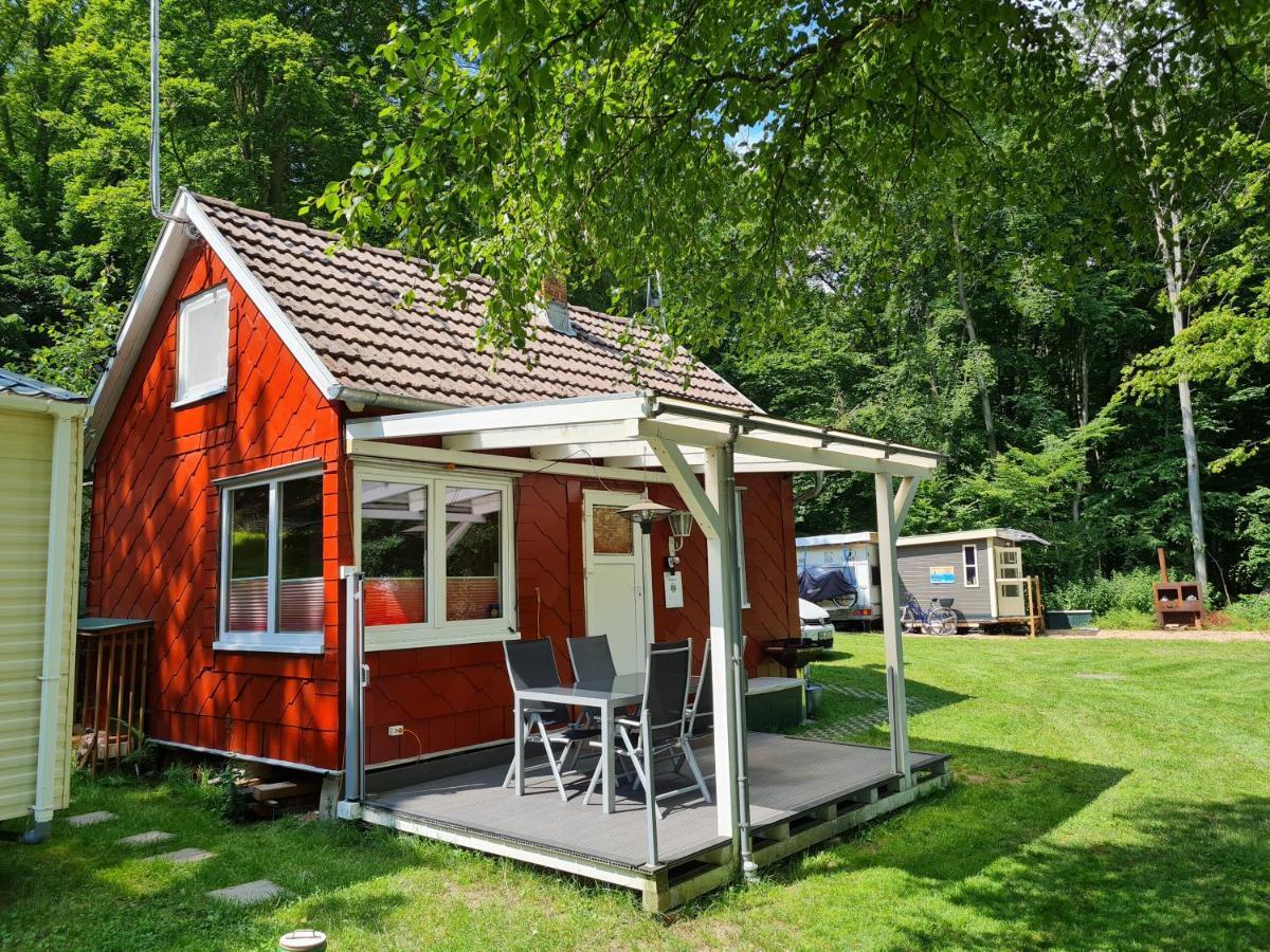 Urnshausen Ferienhaus Direkt Am Badesee Bungalow 11 Schonsee المظهر الخارجي الصورة