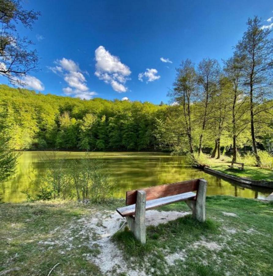 Urnshausen Ferienhaus Direkt Am Badesee Bungalow 11 Schonsee المظهر الخارجي الصورة